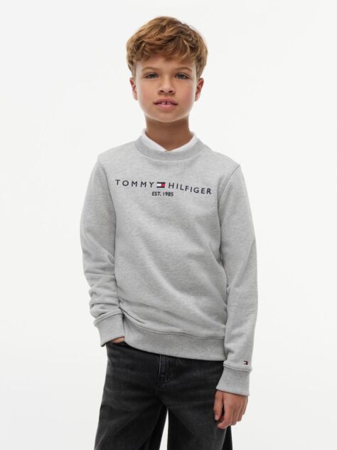 Grey Essential Logo Sweatshirt  Kids Unisex