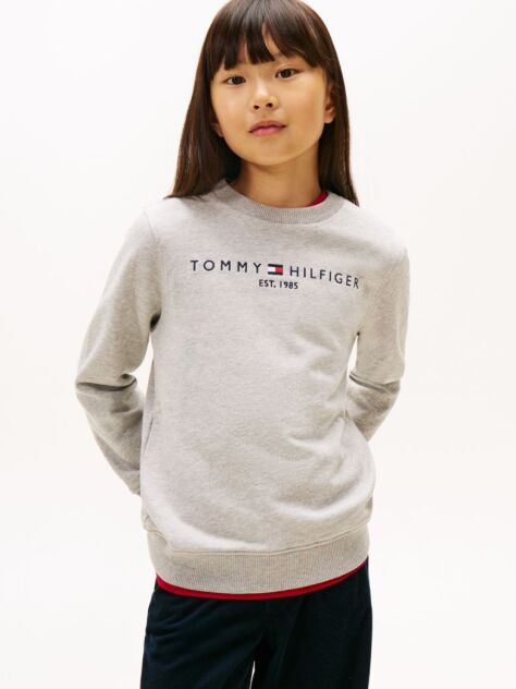Grey Essential Logo Sweatshirt  Kids Unisex