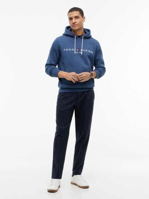 Μπλε Flex Hoody Με Λογότυπο  Άνδρες