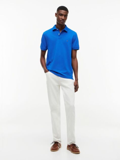 Blue 1985 Organic Cotton Regular Fit Polo  Men