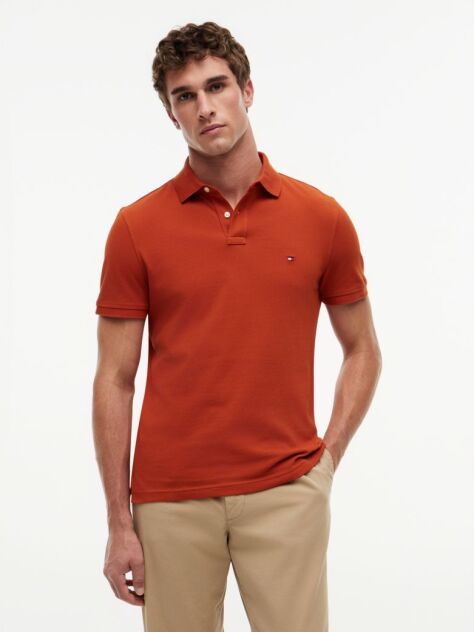 Red 1985 Organic Cotton Regular Fit Polo  Men