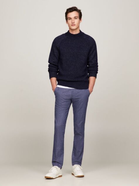 Blue BLEECKER SLIM WOVEN TROUSERS  Men