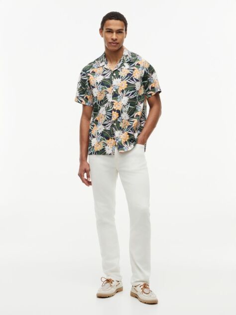 Multi Regular Fit Floral Short Sleeve Shirt  Men