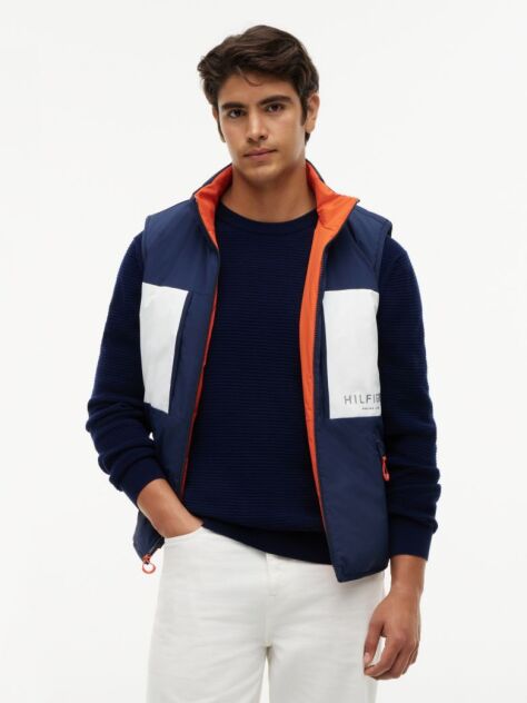 Orange Reversible Zip-Thru Regatta Gilet  Men