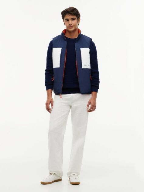 Orange Reversible Zip-Thru Regatta Gilet  Men