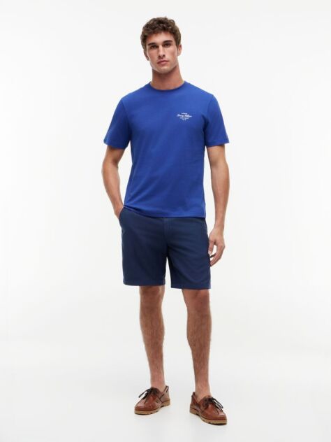 Blue Back Logo Jersey T-Shirt  Men