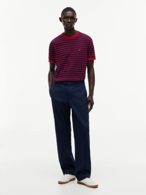Multi Stripe Textured Jersey T-Shirt  Men