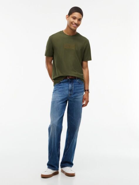 Green Logo Graphic T-Shirt  Men