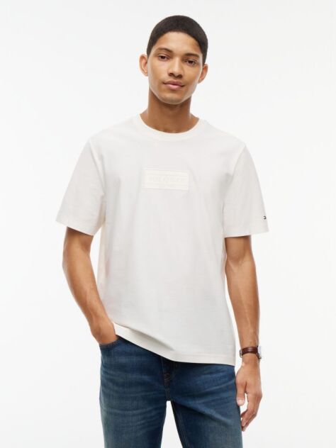 Beige Logo Graphic T-Shirt  Men