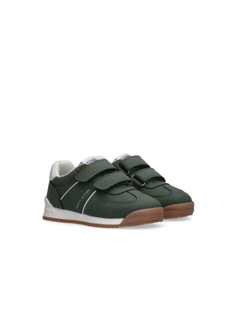 Green Low Cut Velcro Sneaker  Kids Unisex