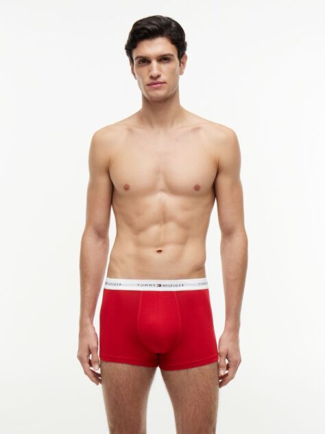 Multi 3-Pack Signature Repeat Logo Waistband Trunks  Men