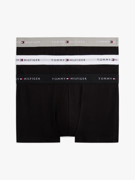 Multi 3-Pack Signature Repeat Logo Waistband Trunks  Men