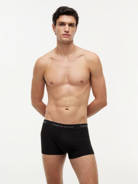 Multi 3-Pack Signature Repeat Logo Waistband Trunks  Men