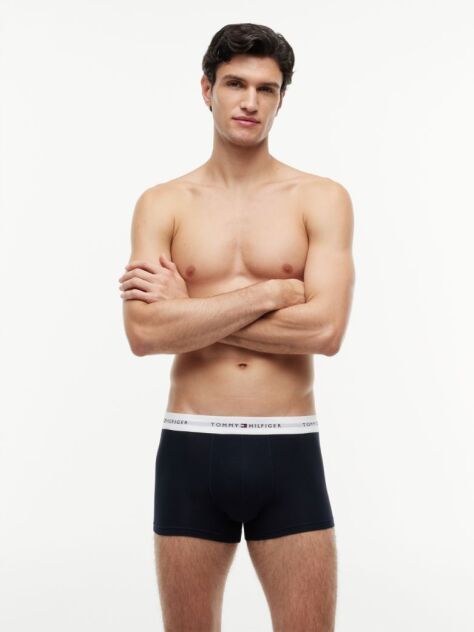Multi 3-Pack Signature Repeat Logo Waistband Trunks  Men