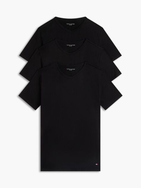 Black 3-Pack Premium Essential Lounge T-Shirts  Men
