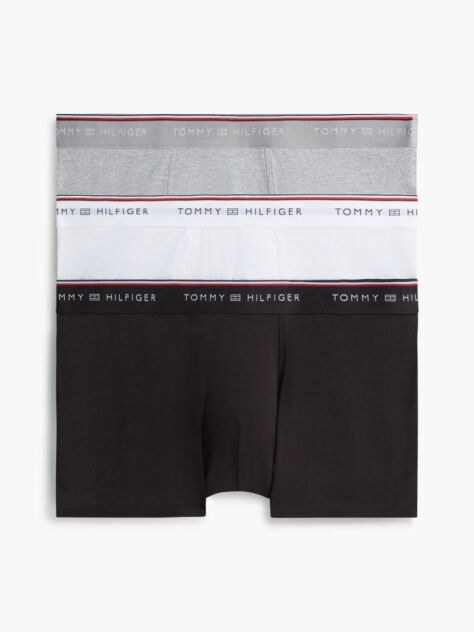 Multi 3-Pack Global Stripe Logo Waistband Trunks  Men