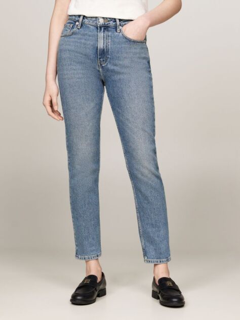 Denim High Rise Slim Cigarette Jeans  Women