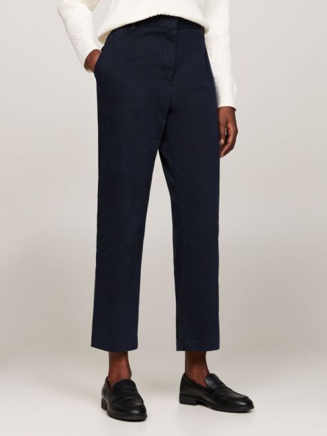 Multi Stretch Cotton Slim Straight Chinos  Women