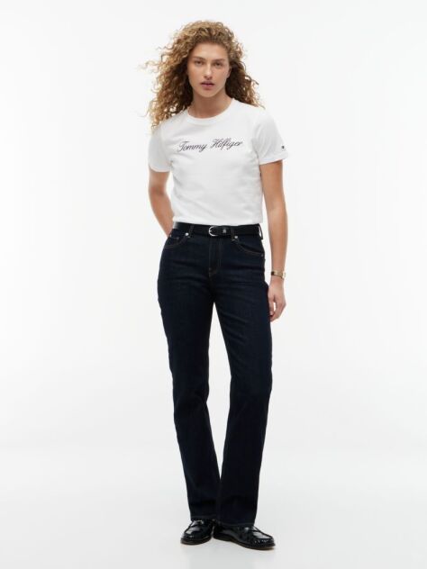 Άσπρο T-Shirt Με Λογότυπο  Γυναίκες