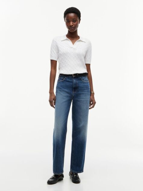 Μπλε Τζιν Tapered Έως Τον Αστράγαλο Σε Κανονική Γραμμή  Γυναίκες