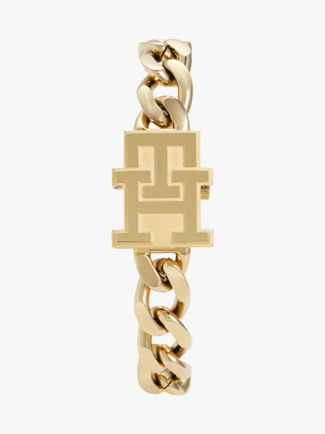 White Gold Plated Square Dial Watch  Women