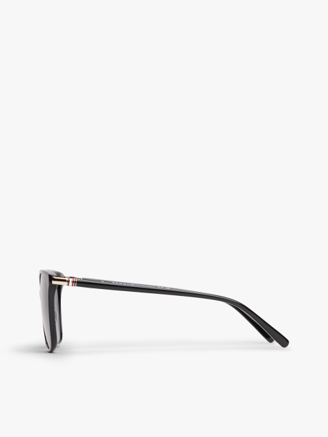 Black Flexible Hinge Cat Eye Sunglasses  Women