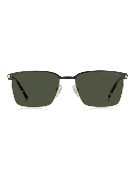 Multi Modern Preppy Square Sunglasses  Men