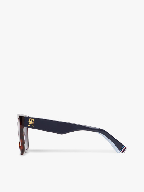 Καφέ TH Monogram Γυαλιά Ηλίου Τετράγωνα Με Polarised Φακό  Γυναίκες