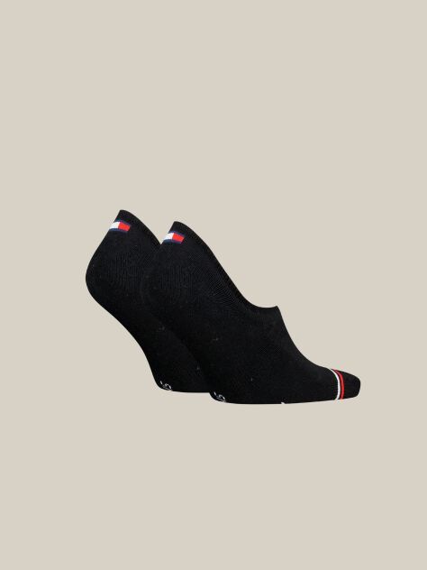 Black Unisex Invisible footie socks 2 pack  Unisex
