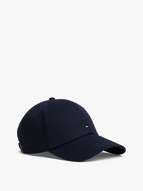 Blue TH Flag Suede Canvas Five Panel Cap  Men