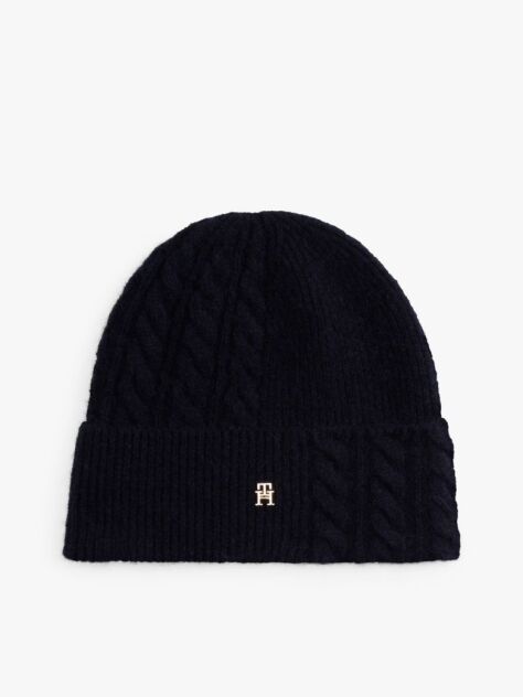 Blue Chic Fluffy Beanie With Wool  Women