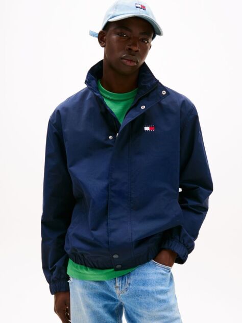 Blue Signature Colour-Blocked Collar Jacket  Men