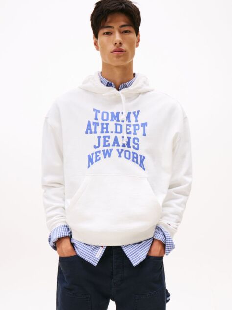 Beige Heritage '90s Varsity Hoody  Men