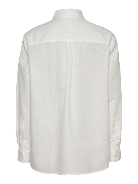 Beige Relaxed Linen Shirt  Women