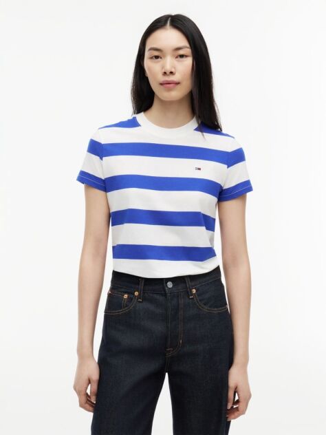 Multi Βαμβακερό T-Shirt Με Σημαία  Γυναίκες