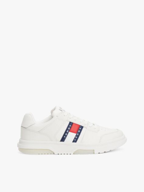Beige The Brooklyn Leather Cleat Trainers  Men