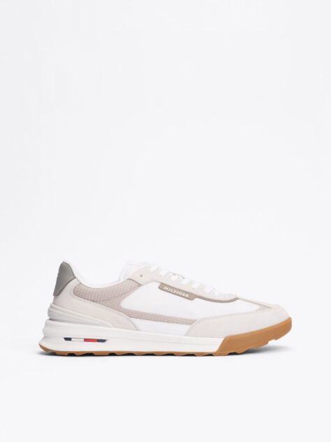 Άσπρο Δερμάτινα Sneakers  Άνδρες