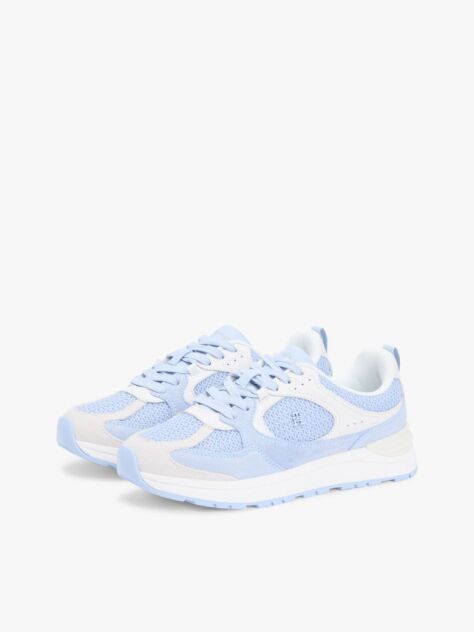 Multi Tonal TH Monogram Mixed Texture Trainers  Women