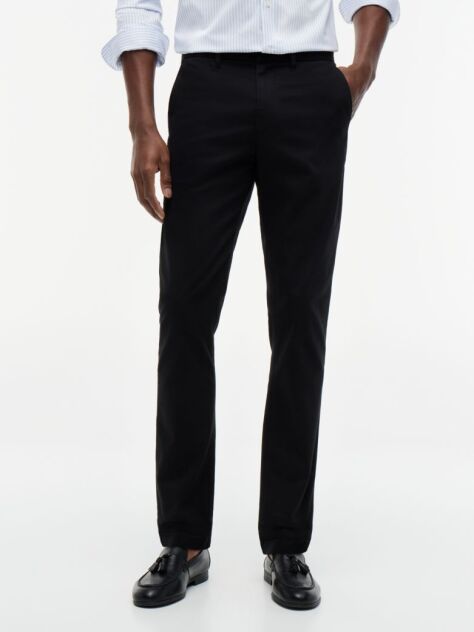 Black Bleecker Slim Chinos  Men