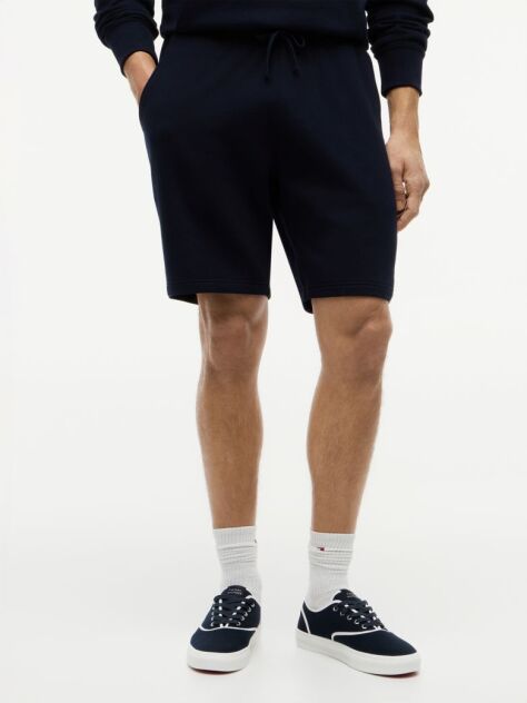 Blue Flag Embroidery Sweat Bermuda Shorts  Men