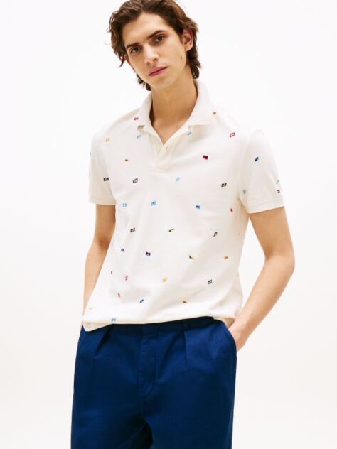 White Regular Fit Polo Shirt  Men