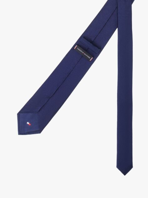 Blue Pure Silk Jacquard Unicolour Tie  Men