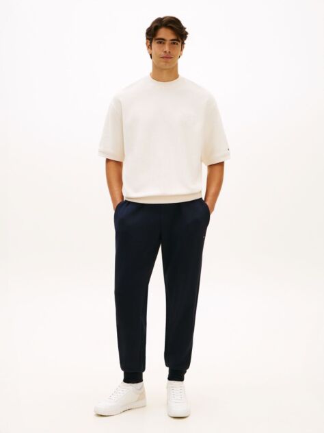 Blue Performance Logo Cuffed Joggers  Men