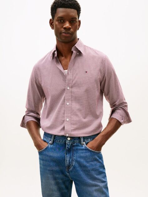 Multi Regular Fit Gingham Oxford Shirt  Men