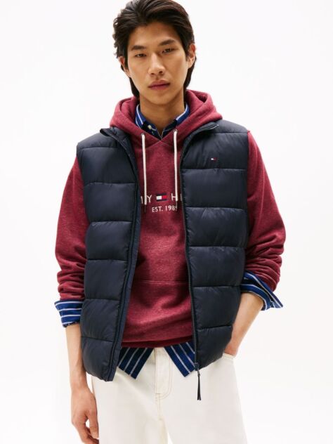 Blue Mid Weight Vest  Men