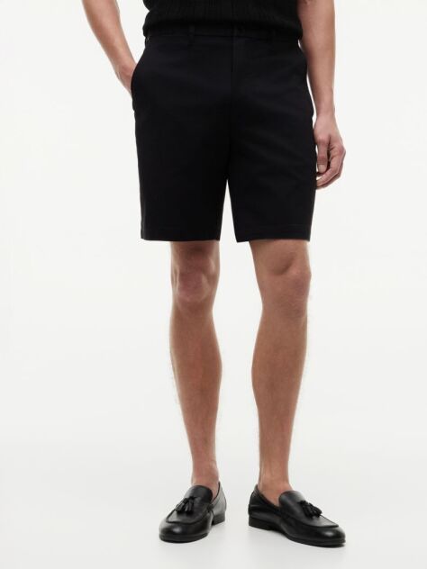 Black Dover Twill Chino Bermuda Shorts  Men