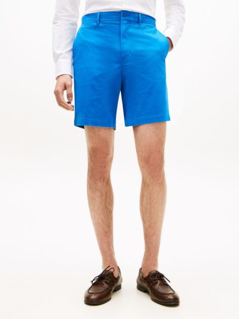 Blue Dover Twill Chino Bermuda Shorts  Men