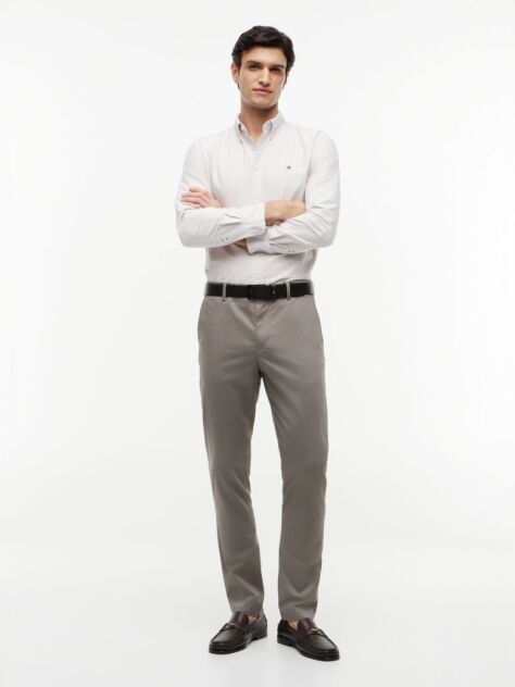 Γκρι Bleecker Slim Παντελόνι Chino  Άνδρες