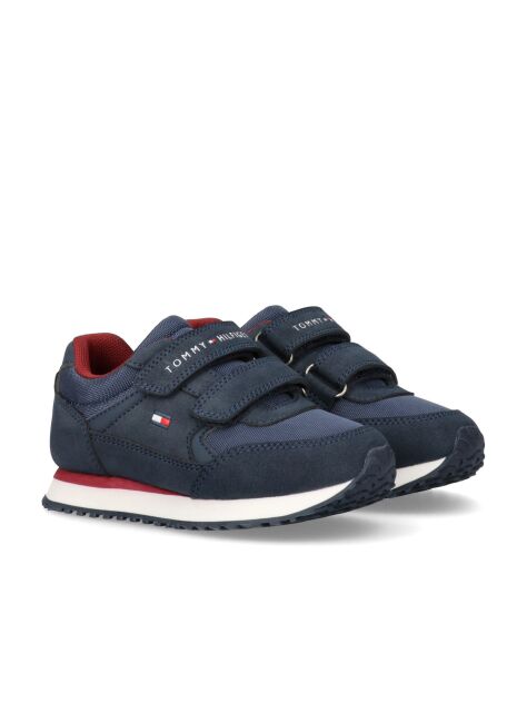 Μπλε Sneakers Με Χαμηλό Κόψιμο Και Velcro  Παιδί Unisex