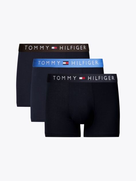 Multi 3-Pack TH Original Logo Waistband Trunks  Men